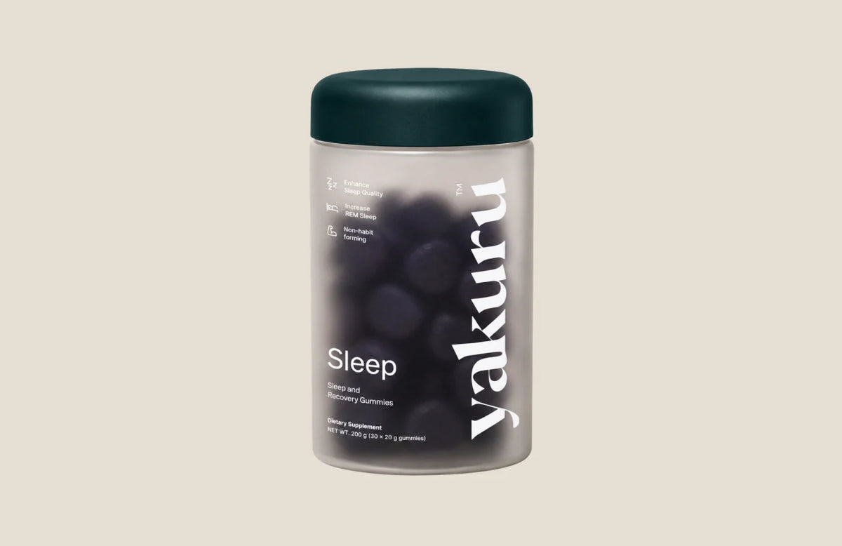 Yakuru Sleep gummies jar